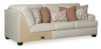 Amici Right-Arm Facing Sofa with Corner Wedge & Loveseat