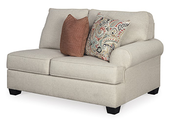 Amici Left-Arm Facing Sofa with Corner Wedge & Loveseat
