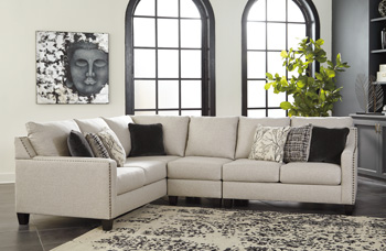 Hallenberg Left-Arm Facing Sofa with Corner Wedge & Loveseat