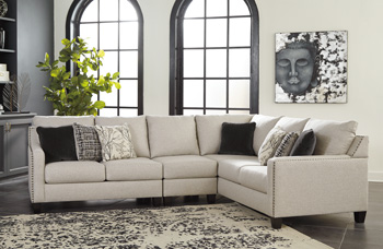 Hallenberg Right-Arm Facing Sofa with Corner Wedge & Loveseat