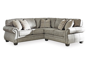 Olsberg Left-Arm Facing Sofa with Corner Wedge & Loveseat