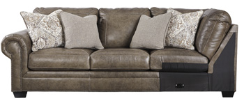 Roleson Left-Arm Facing Sofa with Corner Wedge & Loveseat