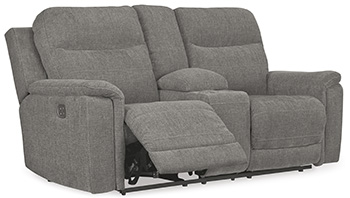 Mouttrie Power Reclining Loveseat with Console