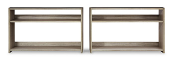 Wrenalyn Under Bed Bookcase (Set of 2)