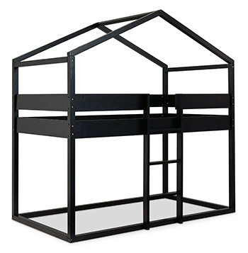 Flannibrook Twin over Twin House Loft Top Frame
