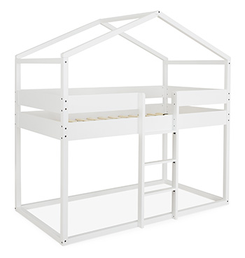 Flannibrook Twin over Twin House Loft Top Frame