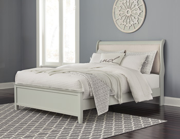 Jorstad Queen Upholstered Sleigh Headboard/Footboard
