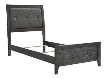 Delmar Twin Upholstered Panel Headboard/Footboard