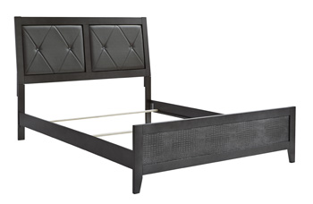 Delmar Queen Upholstered Panel Headboard/Footboard