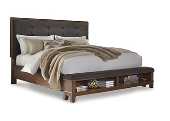 Ralene King/California King Upholstered Storage Footboard