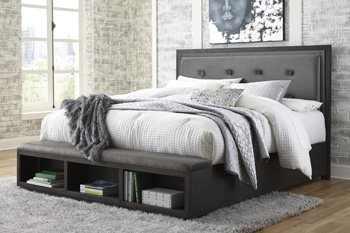 Hyndell Queen Upholstered Panel Headboard