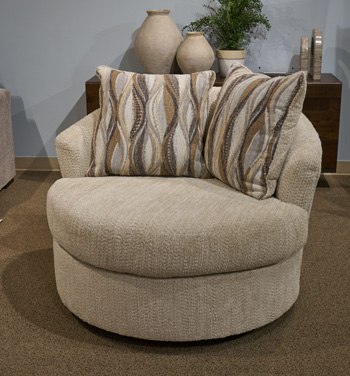 Lofwood Swivel Accent Chair image 1