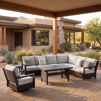 Mesa Valley Right-Arm/Left-Arm Loveseat with Cushion