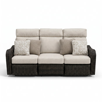 Mission Beach Outdoor Sofa Recliner with Cushion
