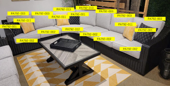 Beachcroft Curve Seat Cushion image 1