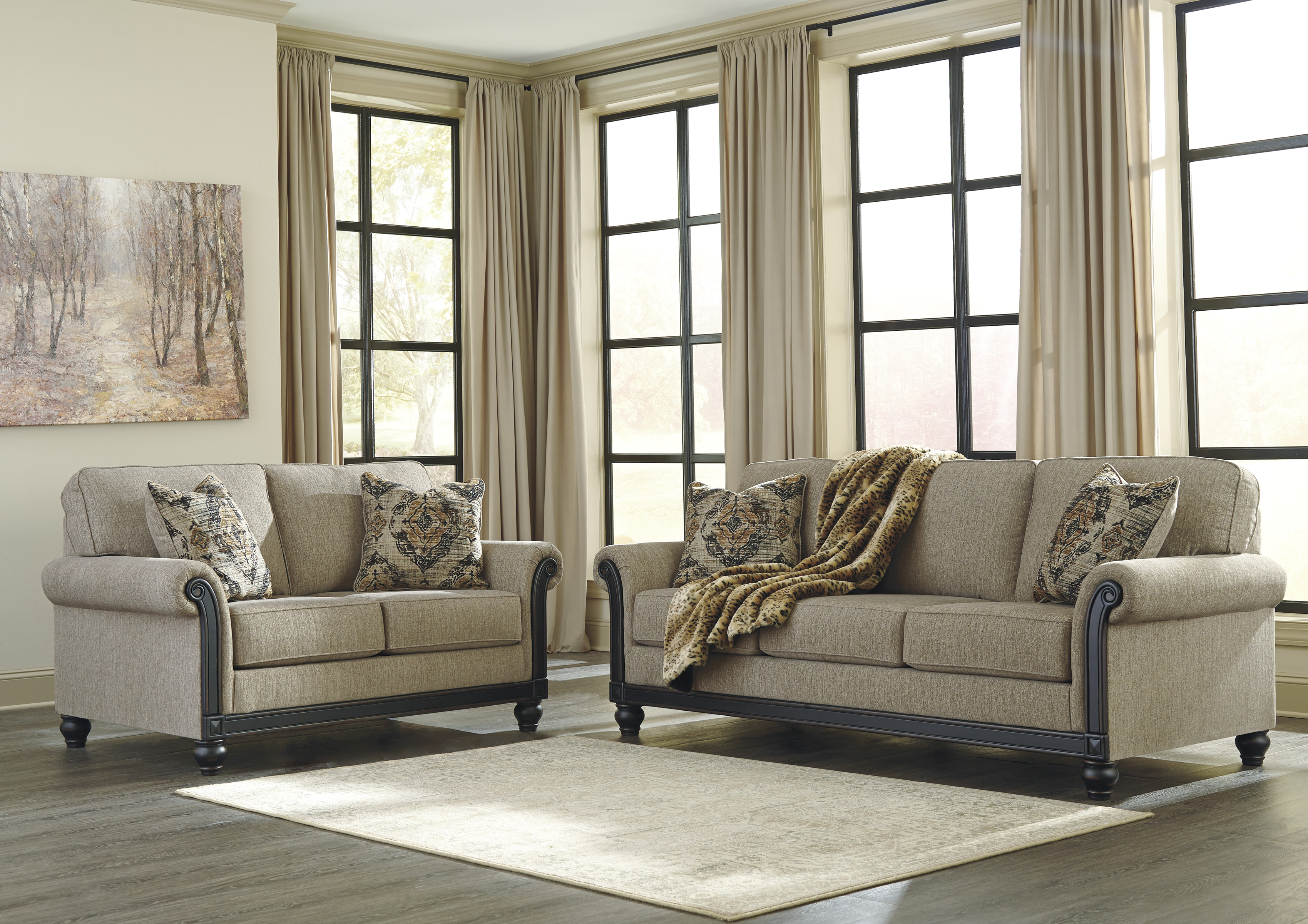 Furniture Extreme Calgary, Blackwood Sofa and Loveseat